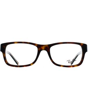 Ray-Ban Square Havana Rx5268 - Brown