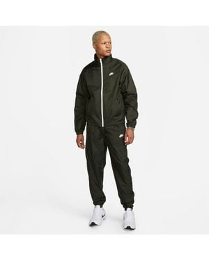 Nike Club Lined Woven Track Suit - Green