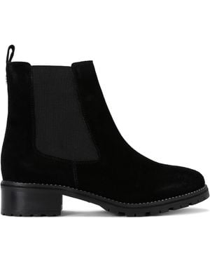 Kurt Geiger Suede Kgl Crystal Welt Chelsea Boots - Black