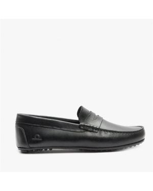 Chatham Timor G2 Leather Driving Moccasin Shoes - Black