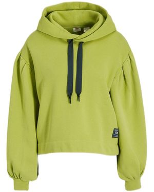 Levi's Levi's Hoodie Akane Rusched Groen - Green