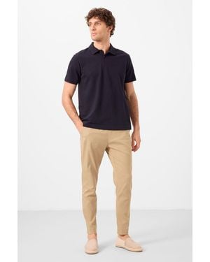 TOMMY LIFE Straight-Leg Gabardine Chinos - Blue