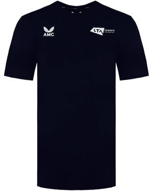 Castore Lta Logo Tennis Top Cotton - Blue
