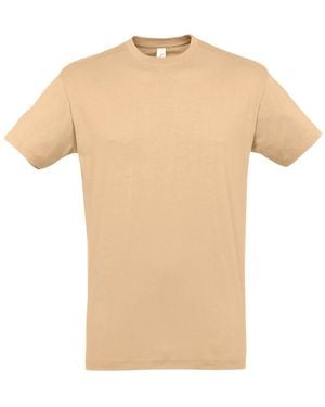 Sol's Regent Short Sleeve T-Shirt Cotton - Natural