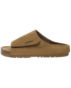 EVER AU Australia Jacky Leather Sandals - Brown