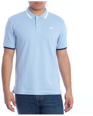 La Martina Ymp006-Pk001 Slim Fit Short Sleeve Polo Shirt - Blue