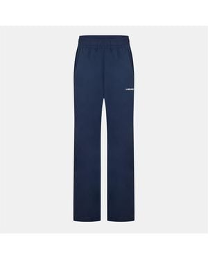 Head Club Solid Patterned Track Trousers - Blue