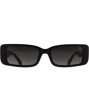 Quay Rectangle Matte Smoke Art School - Black
