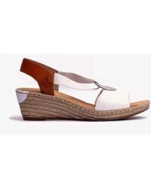 Rieker 624H6-81 Sandals - Brown