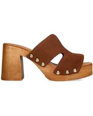 Steve Madden Suede Sunkissed Sandals - Brown