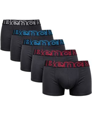 Bench Brento Premium 5Pk Boxer Shorts - Blue