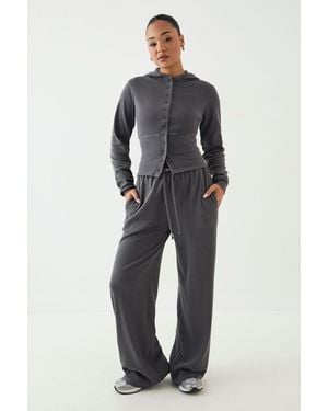 DSGN Studio Heavy Rib Straight Leg Jogger - Blue