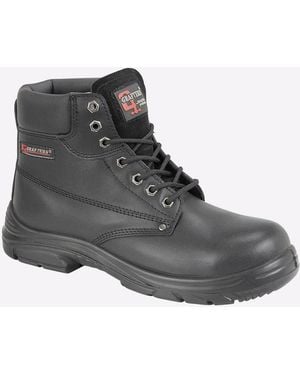 Grafters Compton Safety Boots (Extra Wide Fit) - Black