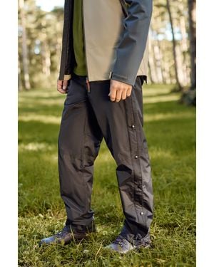Mountain Warehouse 'Downpour' Overtrousers With Taped Seams Ripstop Waterproof Trousers Polyamide - Green