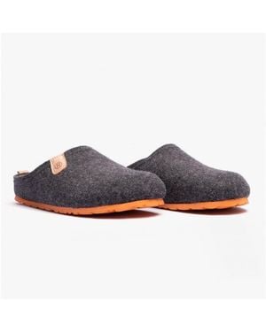 Rohde 6900-82 Slippers Anthracite - Blue