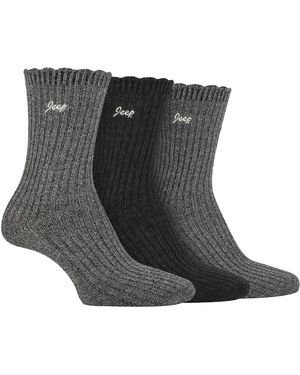 Jeep Bamboo Boot Socks - Black