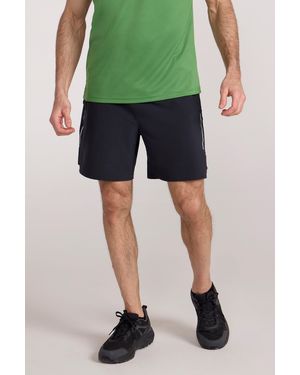 Mountain Warehouse 'Motion' Active Shorts Breathable Sun Protection Running Bottoms - Green