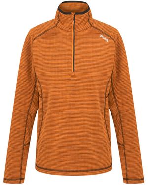 Regatta Yonder Ii Half Zip Fleece Top (Fox) - Orange