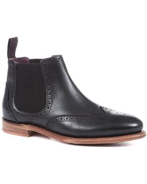 Jones Bootmaker Kenia Goodyear Welted Leather Chelsea Boots - Black