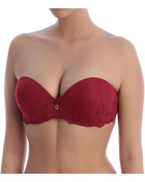 Selene Gala Strapless Bra - Red