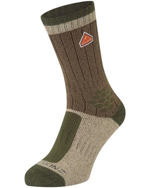 SealSkinz Gerecycleerde Wol Mid Kleurblok Wand Socks Voor Mannen En Vrouwen - Groen