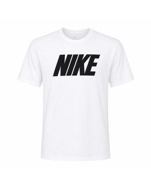 Nike Sportswear Icon Block T-Shirt Cotton - White