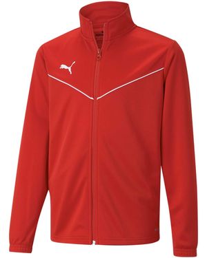 PUMA Teamrise Sweatshirt 1/4 Zip Top - Red