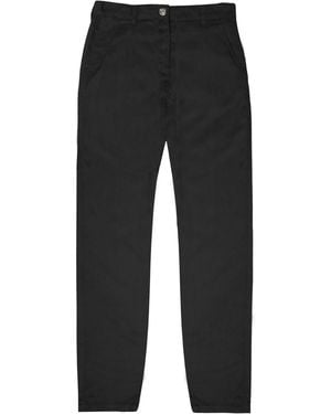 Secret Label Linen Lyocell Taper Trousers - Black