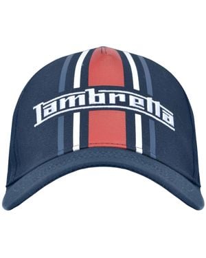 Lambretta Stripe Cap Cotton - Blue
