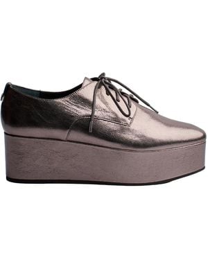 Calvin Klein E5566 Vrouwen Platform Oxford Schoenen - Bruin