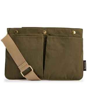 Barbour Transport Sacoche Cross Body Bag - Green