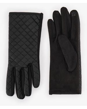 Penti Matthew Striped Gloves - Black
