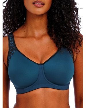 Freya Active Sonic Moulded J-Hook Sports Bra - Blue