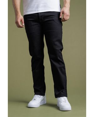 French Connection Cotton Straight Leg Stretch Denim Jeans - Black