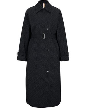 BOSS Pelkate Textured Puffer Coat - Black