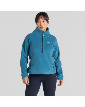 Craghoppers Microfleece Half-Zip Fleece Top - Blue