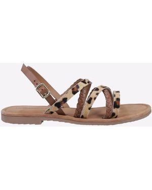 Hush Puppies Amanda Memory Foam Sandals - Brown