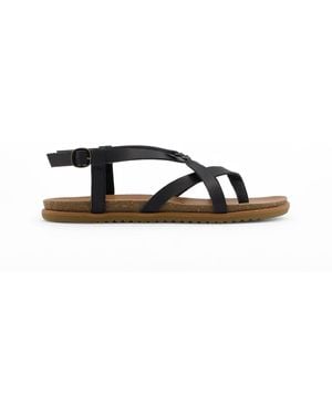 Blowfish Strappy Buckle Sandals - Black