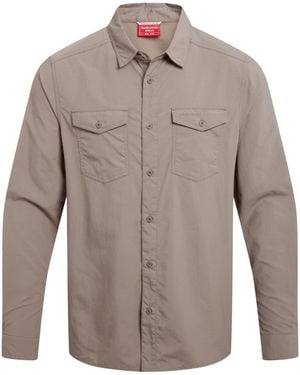 Craghoppers Loukkos Nosilife Shirt (Pebble) - Grey