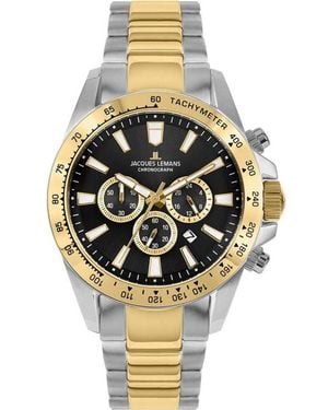Jacques Lemans 1-2140H Liverpool Watch - Metallic