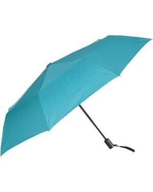 Mountain Warehouse Windproof Umbrella With Stainless Steel Shaft Shock Resistant Rain Brolly - Blue