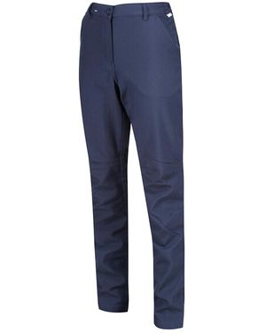 Regatta Great Outdoors /Ladies Fenton Softshell Walking Trousers - Blue