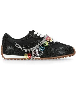 Steve Madden Cameos Trainers Fabric - Black