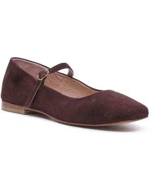 Hush Puppies Pasha Suede Flats - Brown