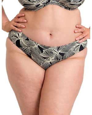 Curvy Kate Cs038500 Ripple Reef Classic Bikini Brief - Grey