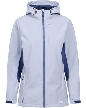 Trespass Ladies Yazmine Soft Shell Jacket Haze) - Blue