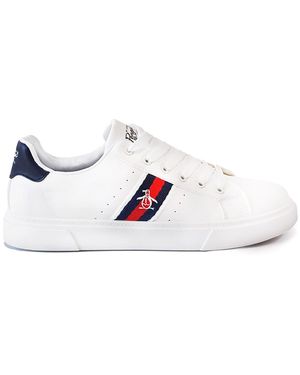 Original Penguin 'Plane 2' Cupsole Trainer - White