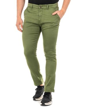 La Martina Lmt018 Chinese Cut Trousers - Green