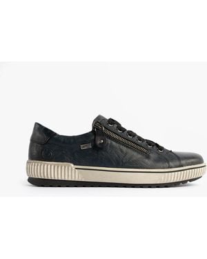 Remonte D0700-15 Leather Causal Shoes - Black