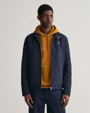 GANT Water-Repellent Quilted Jacket - Blue